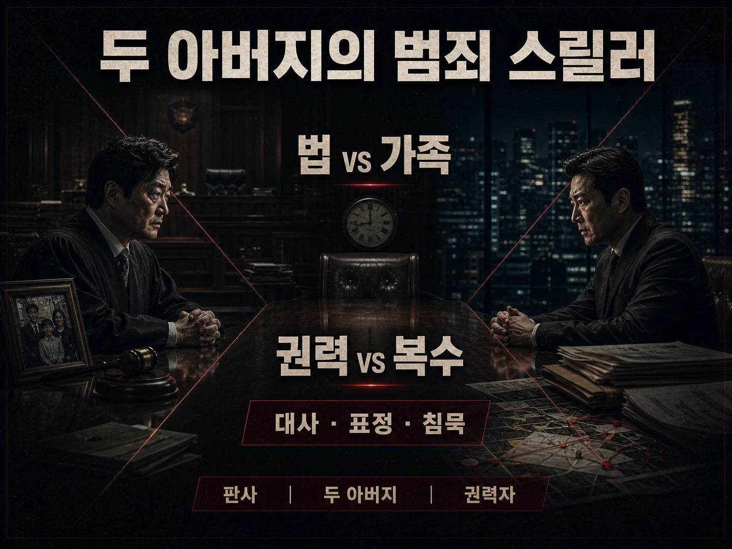 유어 아너 범죄 스릴러의 법과 가족, 권력과 복수 대립