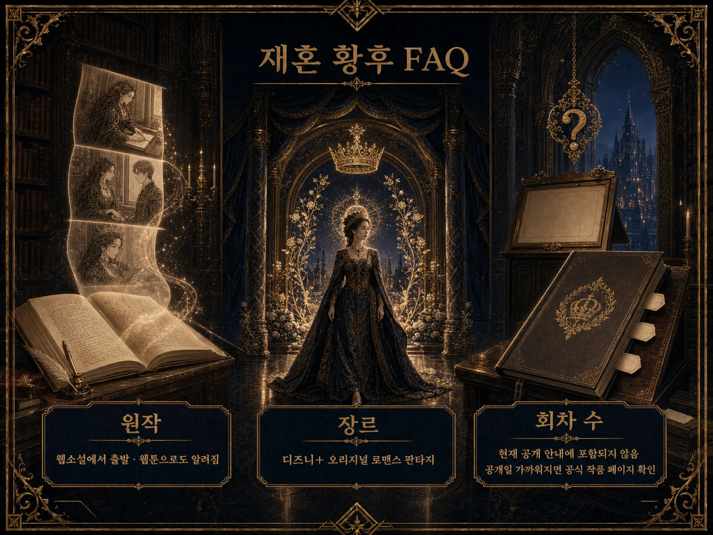 재혼 황후 원작과 장르 및 회차 정보를 정리한 자주 묻는 질문 이미지