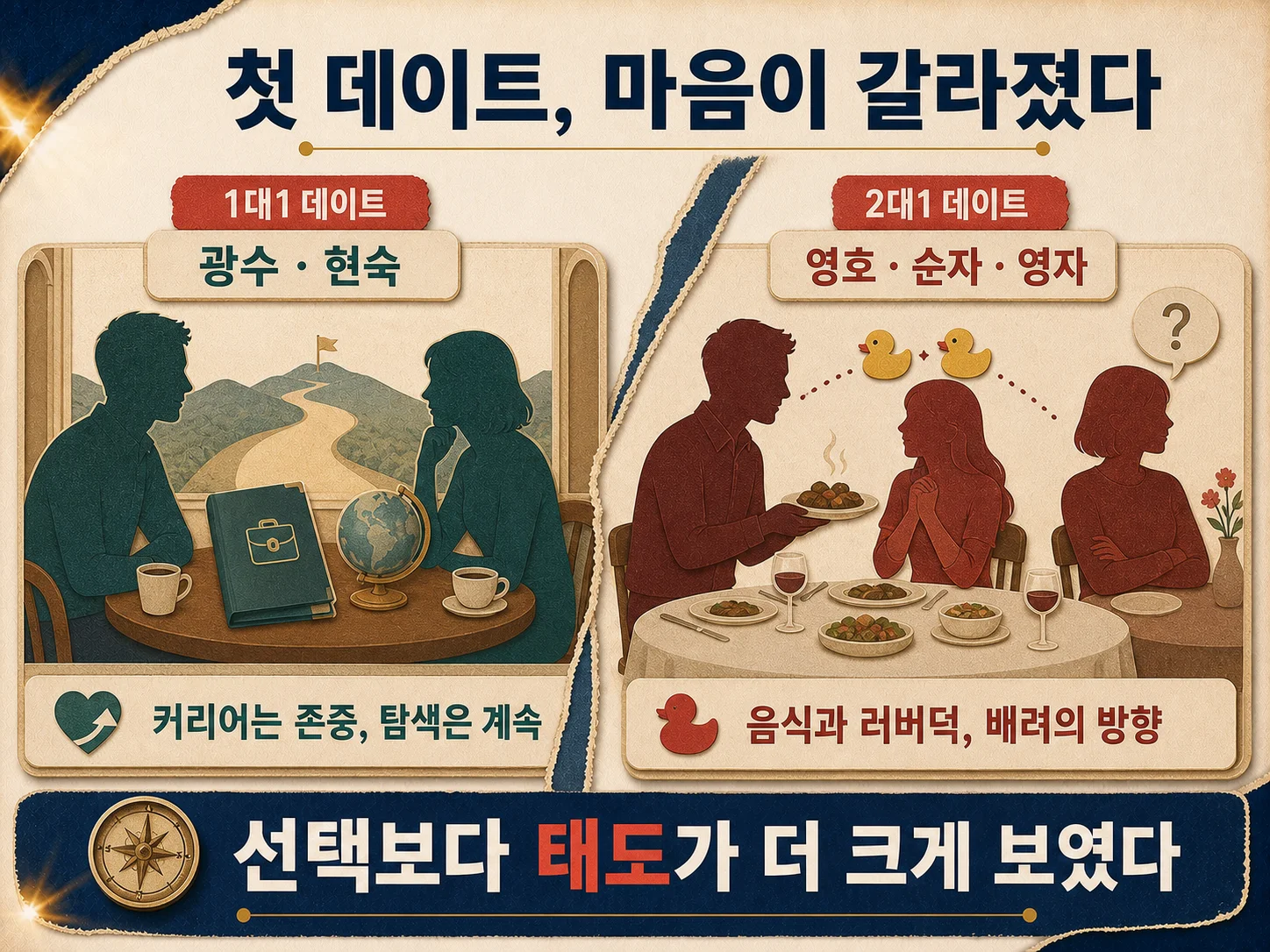 나는 SOLO 33기 첫 데이트에서 달라진 호감과 선택