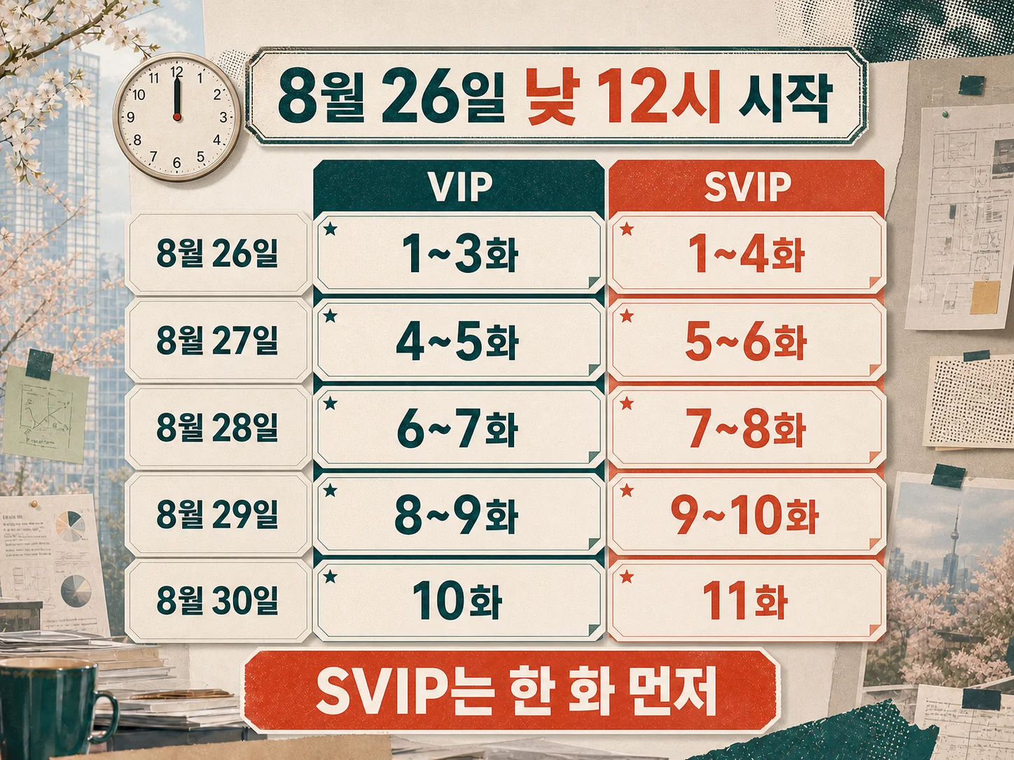 조춘청랑 정백연과 손천의 주연 캐릭터 소개