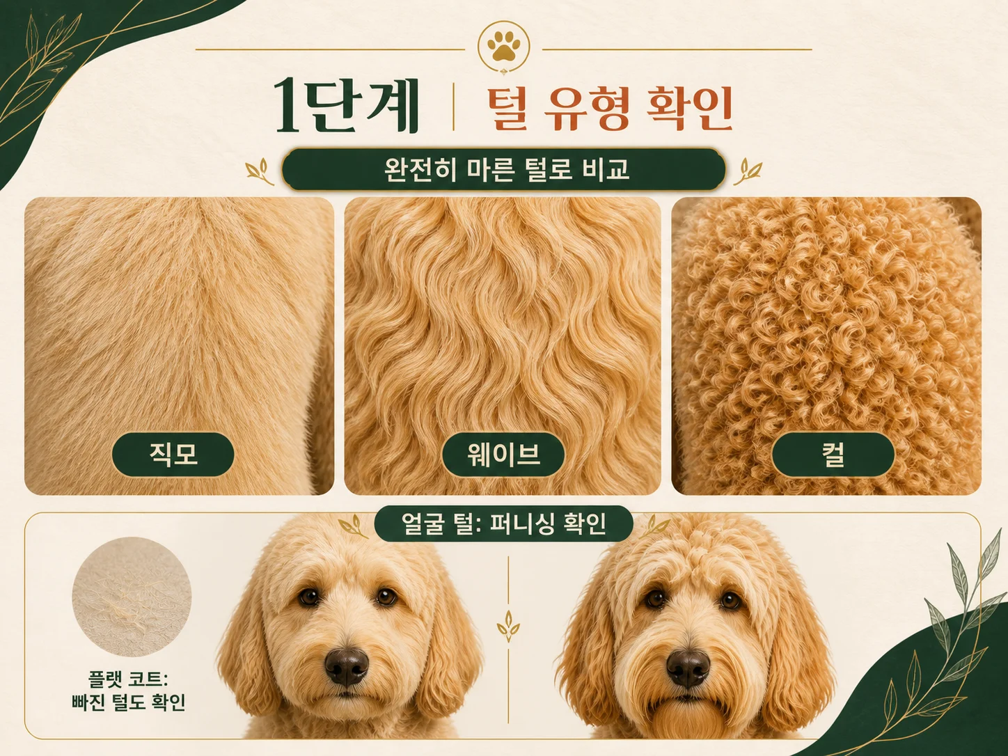 골든두들 직모 웨이브 컬과 퍼니싱을 구분하는 기준