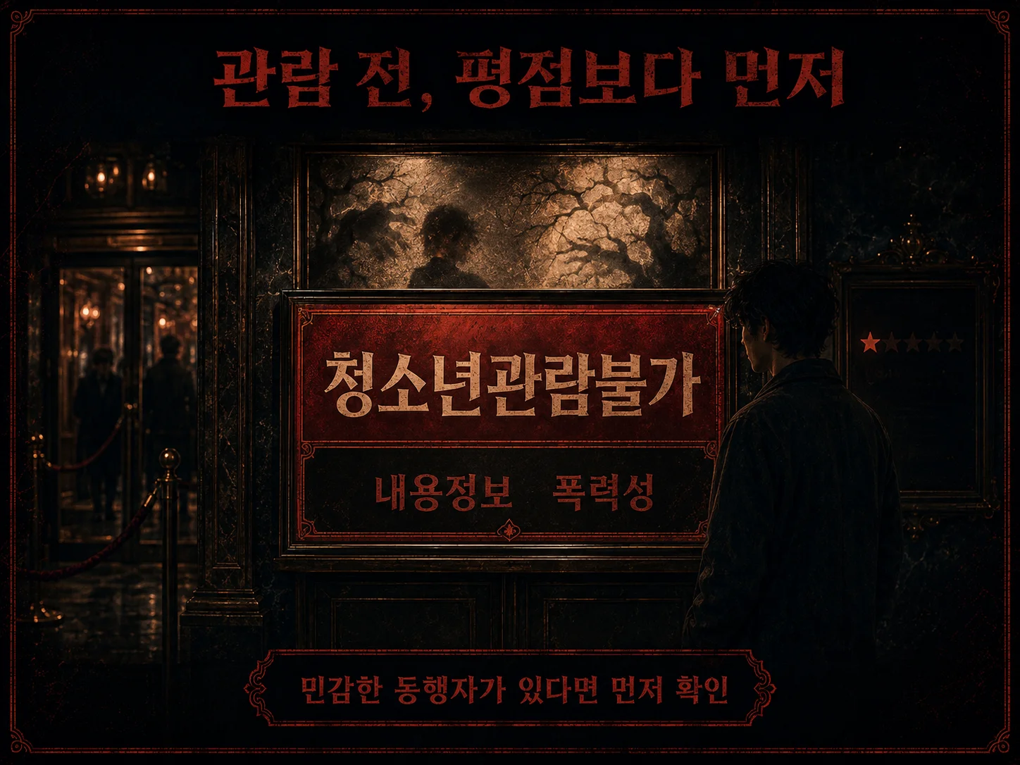 옵세션 청소년관람불가 등급과 폭력성 내용정보