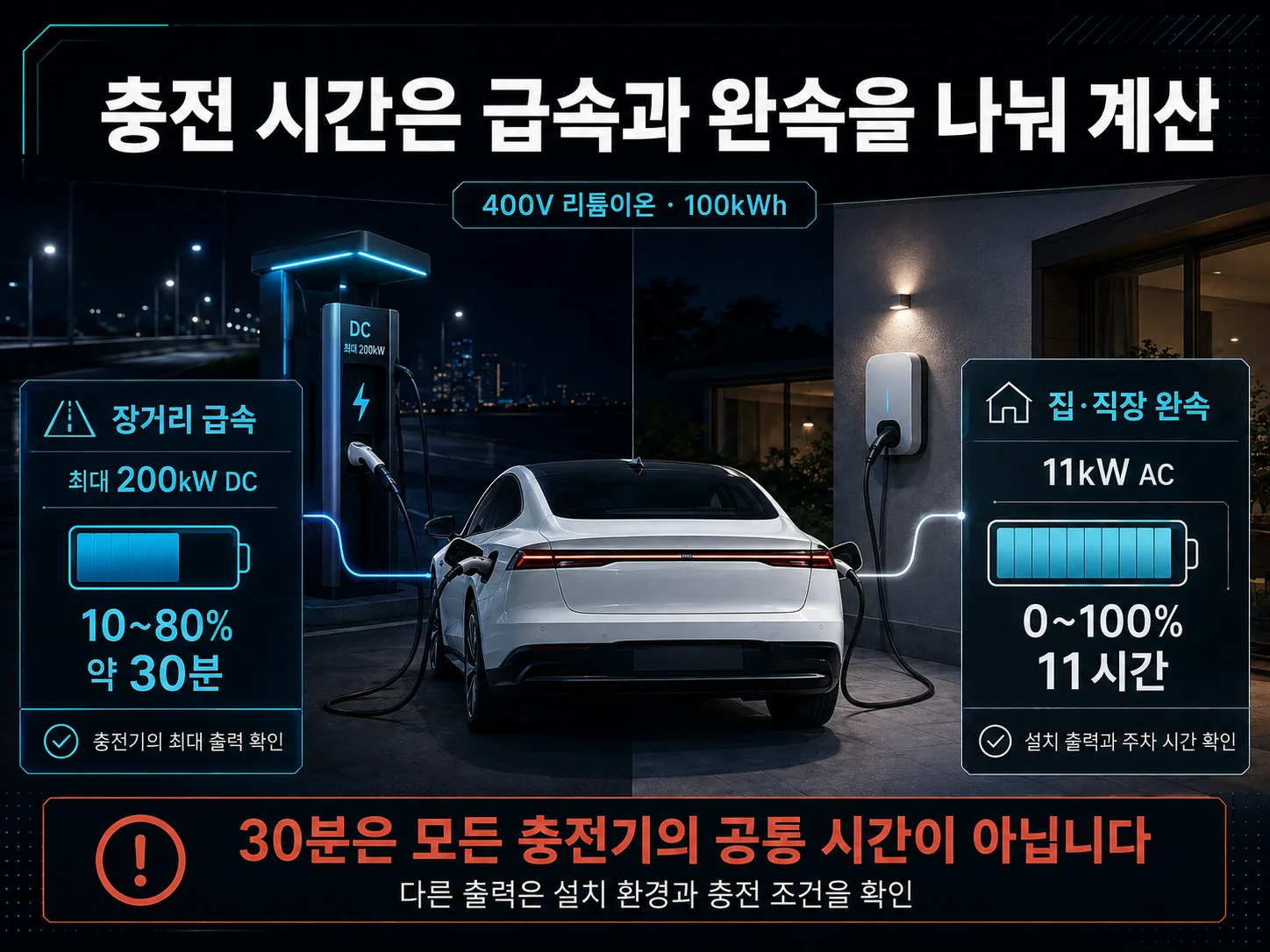 폴스타 4 급속·완속 충전 시간 조건