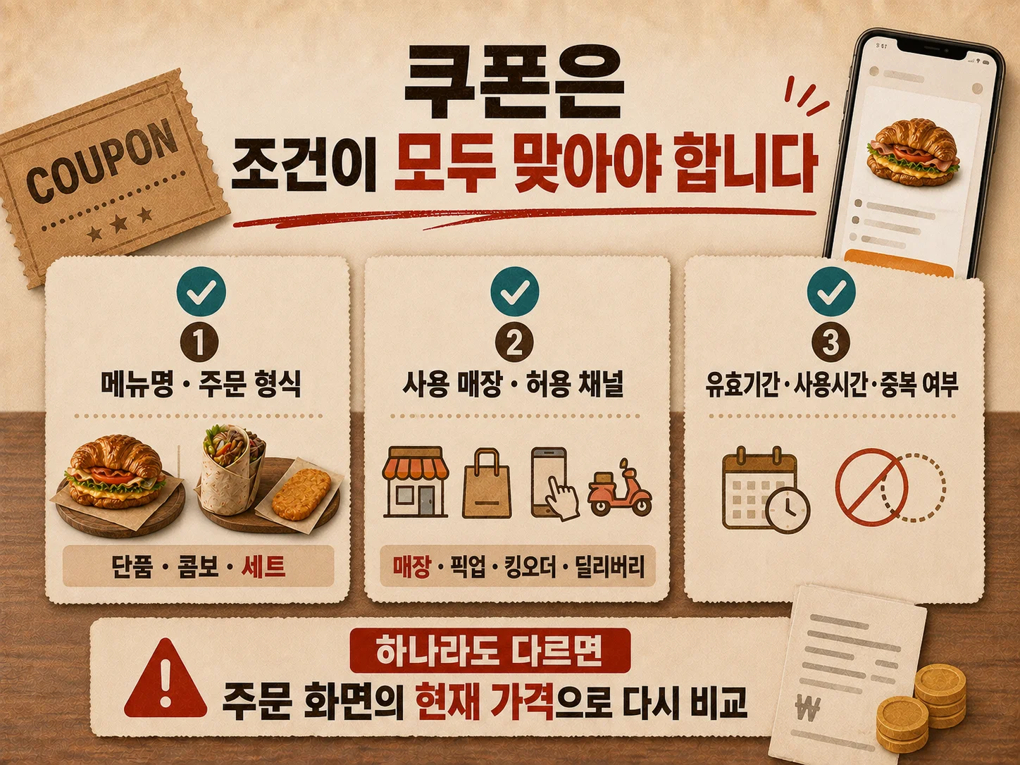 버거킹 아침메뉴 앱쿠폰 조건과 주문 채널 확인