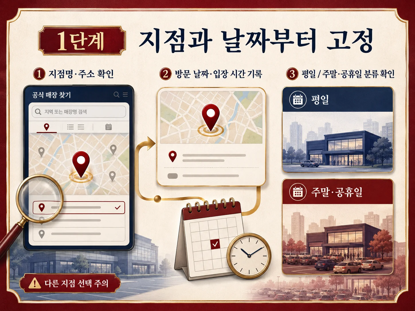 - 애슐리퀸즈 방문 지점과 날짜·운영시간 확인
