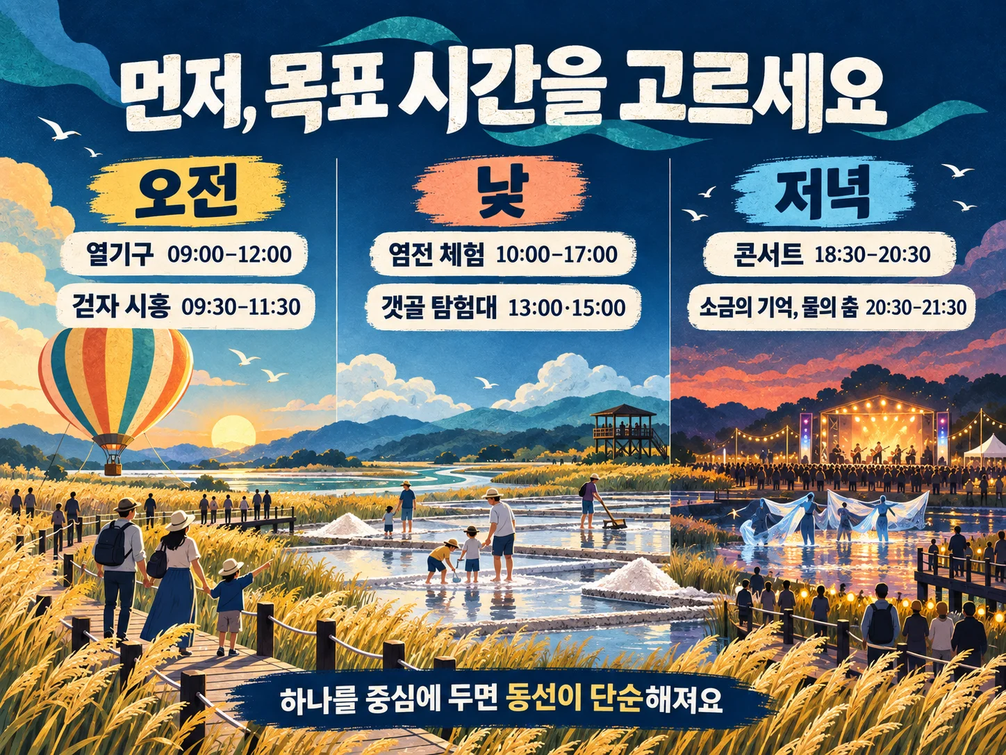 시흥갯골축제 프로그램 시간표와 체험·공연 선택 기준