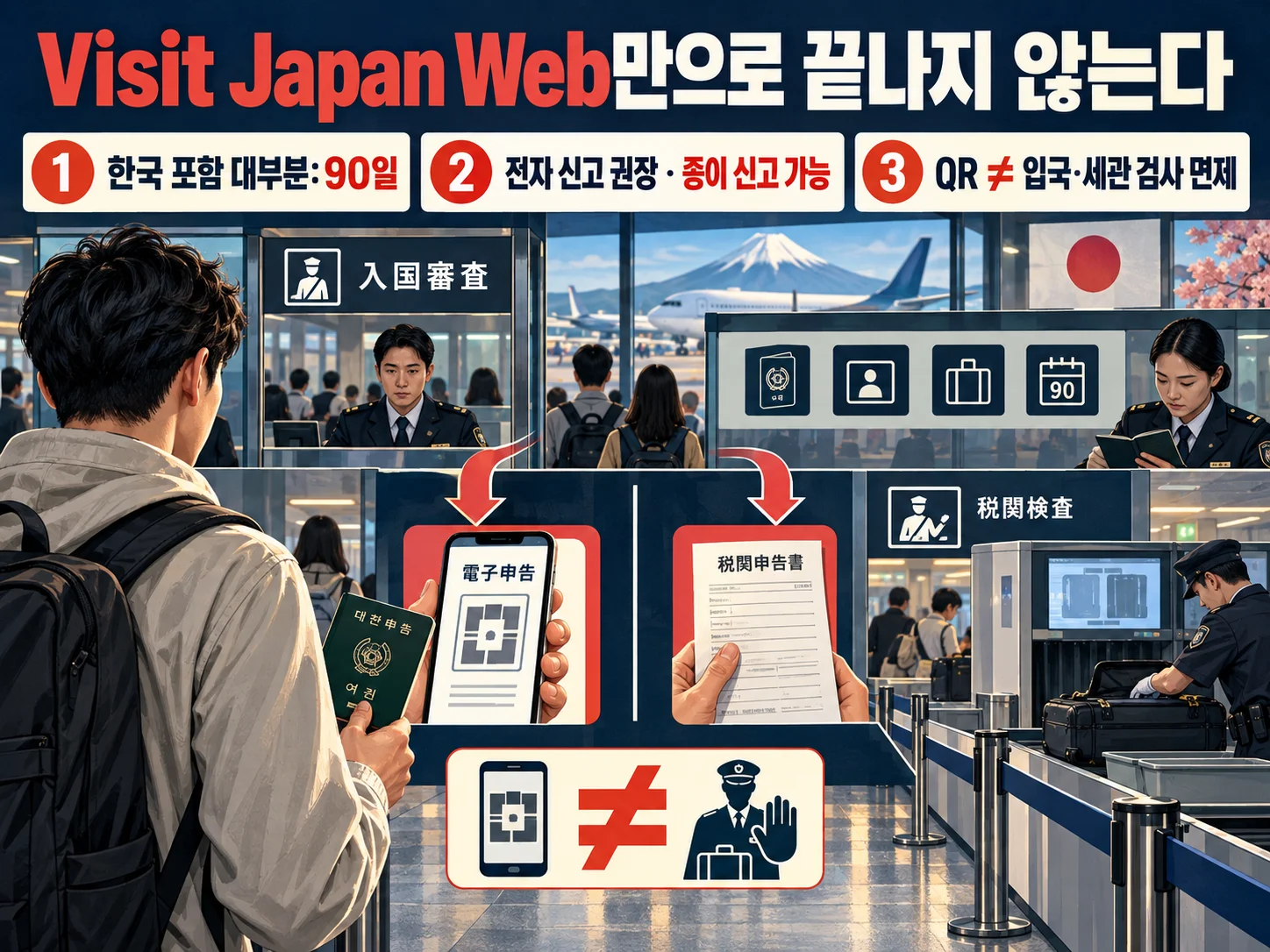 Visit Japan Web 일본 입국과 세관 신고 준비