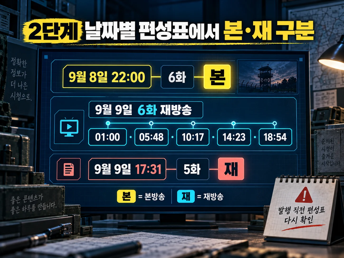 신병4 ENA 본방 6화와 재방송 편성표 확인