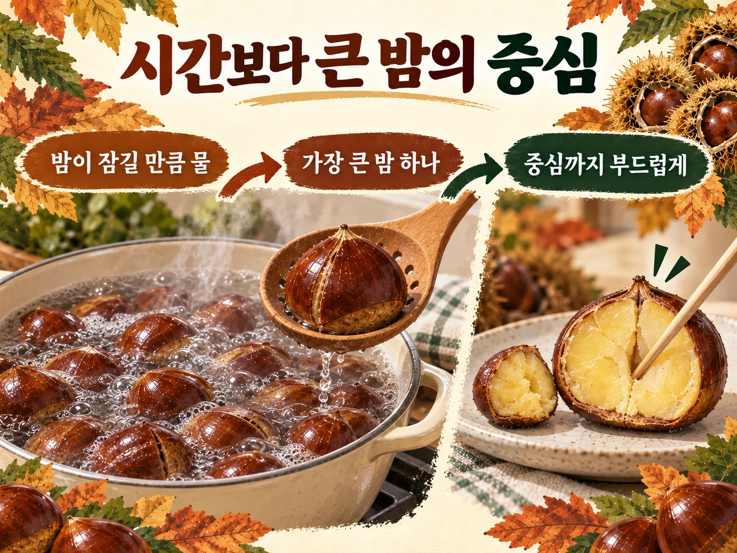 가장 큰 밤의 중심으로 밤 삶는 시간을 확인하는 방법