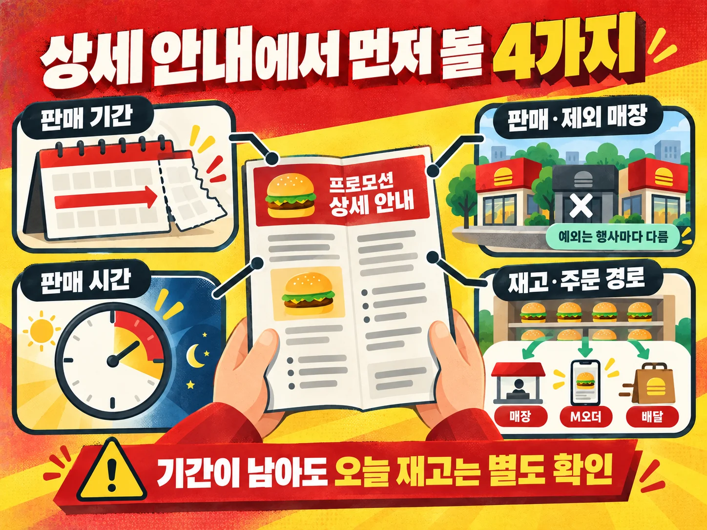맥도날드 한정 메뉴 판매매장·시간·재고 조건 확인
