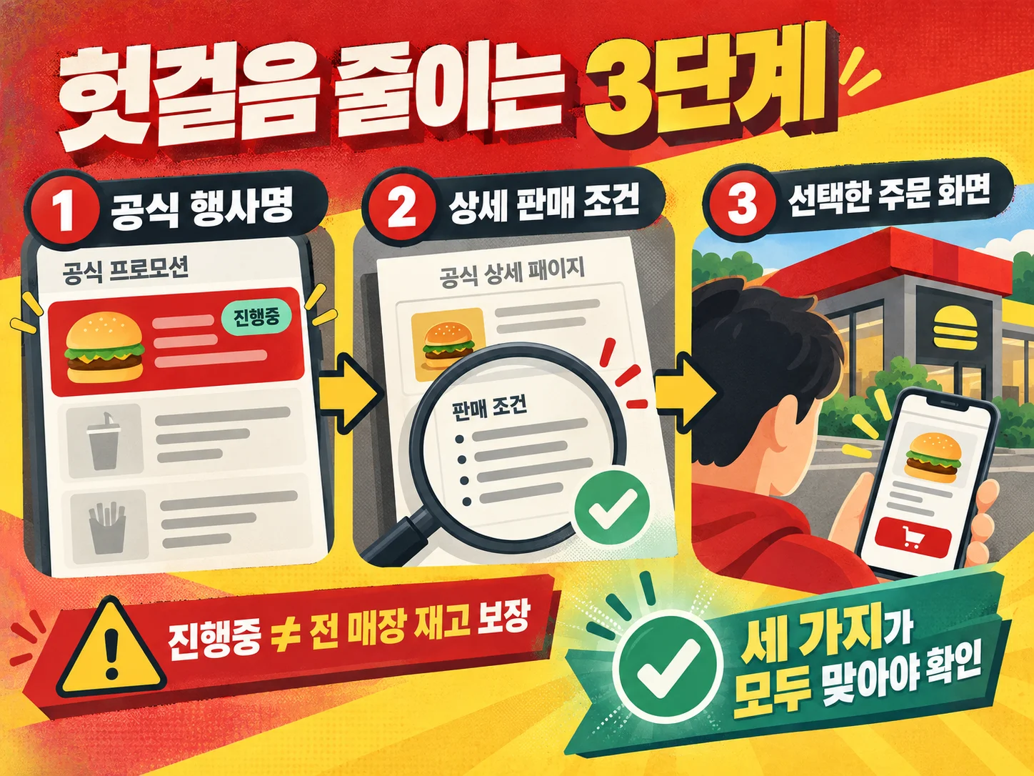 맥도날드 협업 메뉴의 공식 프로모션 여부 확인
