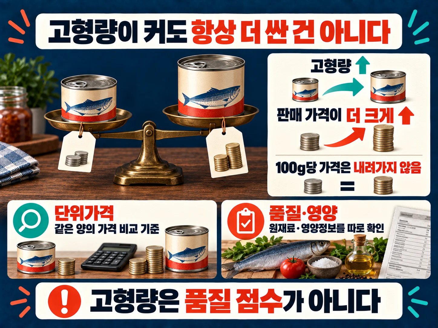 고형량과 단위가격의 관계 확인