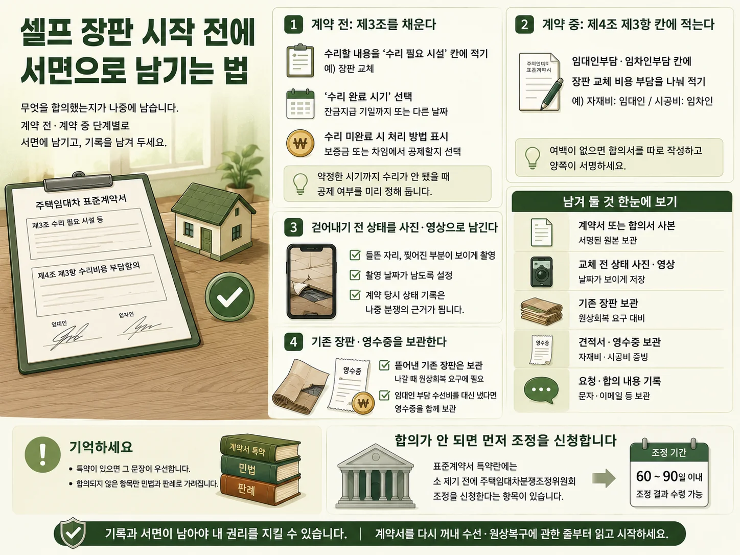 PVC 바닥재 HB마크와 환경표지 친환경 인증 표시 비교